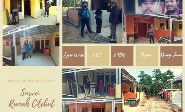 Rumah Ready Bebas Banjir Dekat Stasiun Cilebut