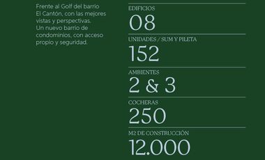 Departamento en Palmera Golf El Canton