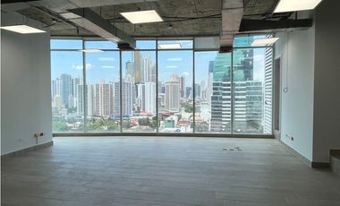 ALQUILER OFICINA CON O SIN MUEBLES CALLE 50 TORRE GLOBAL MTTO INCLUIDO