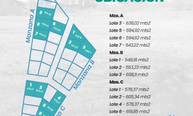 Lote en venta de 600m2 ubicado en Embalse