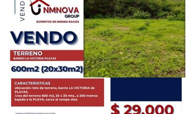 VENDO TERRENO PLAYAS