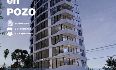 EDIFICIO EN POZO. -departamento a la venta en pozo 2 dormitorios Av 25 1497 esq.42