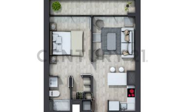 DEPARTAMENTO EN VENTA 1D 1B EN ÑUÑOA
