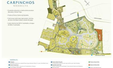 Lote en venta en barrio Los Carpinchos, Nordelta