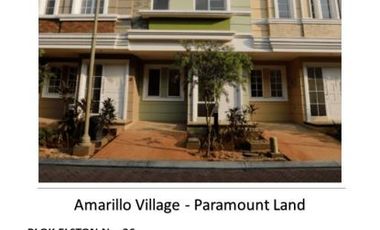 Cluster Amarillo Village Rumah Modern Ready Stock @Paramount Land Tangerang