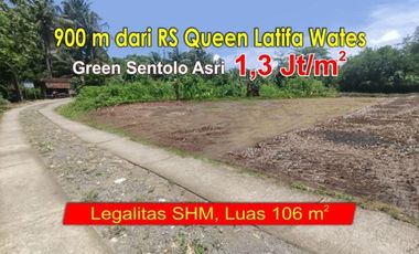 Tanah Dijual 1 Juta an/m2 Sentolo Sertipikat SHM