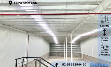 Rent now warehouse in Tepotzotlán