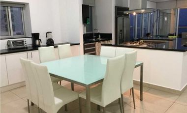 APARTAMENTO AMOBLADO PH RIVAGE 176M2 AV BALBOA 3 RECAMARAS
