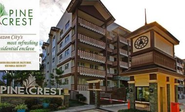 Ready for Occupancy 28.94 sqm Studio with Balcony & Drying Cage in Pine Crest - New Manila, Quezon City