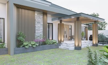 Rumah Bebas Design Ada Kolam Renang Pribadi Lokasi Komplek Pemda