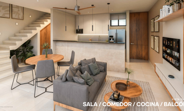 Departamento en venta Mérida Yucatán, Miró Temozón Norte