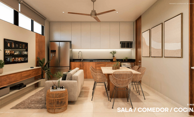 Departamento en venta Mérida Yucatán, Miró Temozón Norte