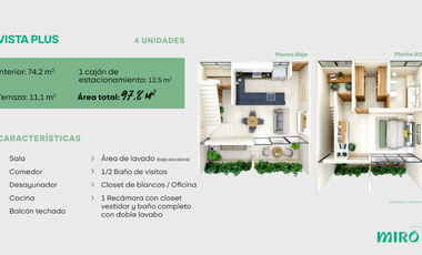 Departamento en venta Mérida Yucatán, Miró Temozón Norte