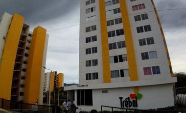 apartamento en venta en el trebol. Cod V10689