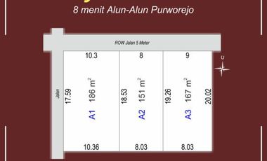 Tanah Purworejo, Dekat AKPER Pemkab Purworejo; SHM pasti