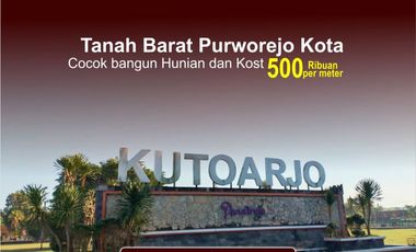 Tanah Purworejo, Dekat AKPER Pemkab Purworejo; SHM pasti