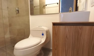 apartamento en arriendo en conjunto residencial foret  piso 15. Cod A14112