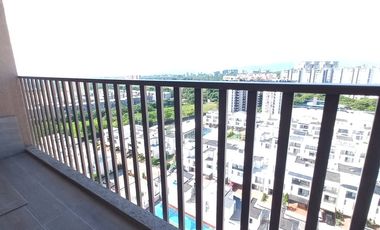 apartamento en arriendo en conjunto residencial foret  piso 15. Cod A14112