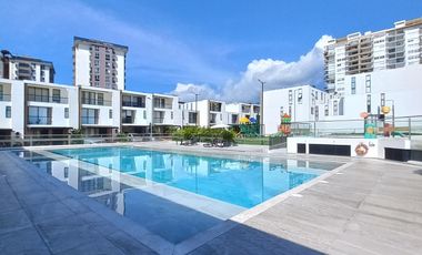 apartamento en arriendo en conjunto residencial foret  piso 15. Cod A14112