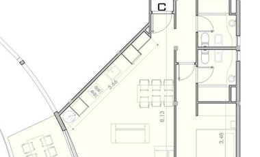 Departamento en venta en Ostende