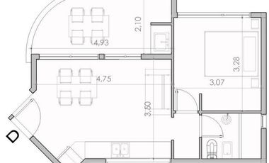 Departamento en venta en Ostende