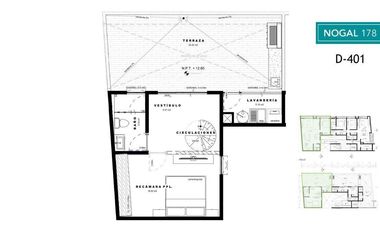 Preventa Nogal 178, Santa María la Ribera, Departamento 401