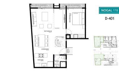 Preventa Nogal 178, Santa María la Ribera, Departamento 401