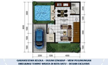 Rumah Villa Dijual Di Batu Malang Tipe 67 View Arjuna
