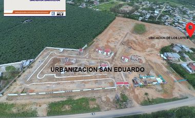 TERRENO DE VENTA  DETRAS DE LA URB. SAN EDUARDO, MACHALA