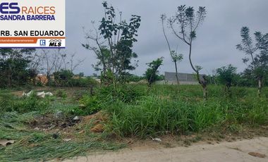 TERRENO DE VENTA  DETRAS DE LA URB. SAN EDUARDO, MACHALA