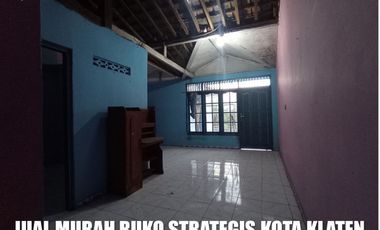 RUMAH RUKO DIJUAL LOKASI STRATEGIS DI JALAN RAYA DI KLATEN TENGAH