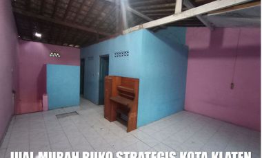 RUMAH RUKO DIJUAL LOKASI STRATEGIS DI JALAN RAYA DI KLATEN TENGAH