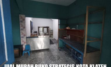 RUMAH RUKO DIJUAL LOKASI STRATEGIS DI JALAN RAYA DI KLATEN TENGAH