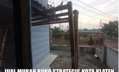 RUMAH RUKO DIJUAL LOKASI STRATEGIS DI JALAN RAYA DI KLATEN TENGAH