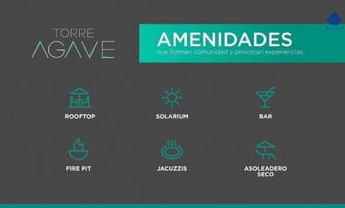 Departamento Torre AGAVE Andares Puerta de Hierro Zapopan en Planta Baja