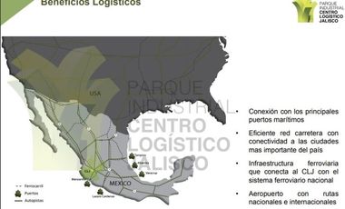 Terreno en venta en Centro Lógistico Jalisco