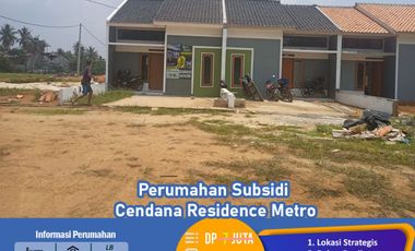 perumahan subsidi bangunan siap huni di kota Metro
