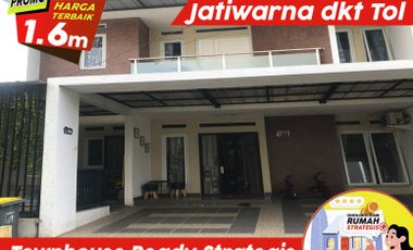Townhouse Strategis Mewah Luas dkt jl Raya Hankam Jatiwarna