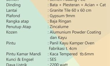 Jual Rumah Baru Dekat Universitas Andalas Padang