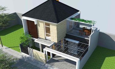 Rumah Siap Bangun Desain Modern Elegan 2 Lantai Di Purwomartani Sleman