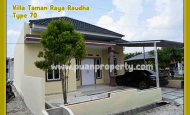 di jual rumah cluster i di jl delima dekat srikandi tidak jauh dari mall ska dan kampus undri