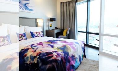 Modern 1 bedroom condo unit for sale at Savoy Hotel Manila