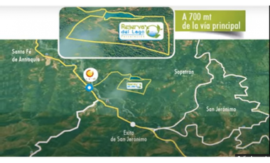 Venta Lote - Parcelación Reserva del Lago - SOPETRAN Antioquia