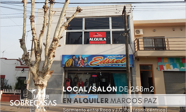 LOCAL/SALON EN ALQUILER - Marcos Paz (centro) - Pcia de Bs.As.