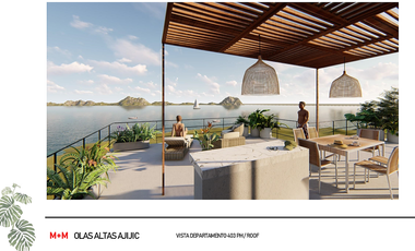 DEPARTAMENTO EN VENTA EN OLAS ALTAS, AJIJIC.