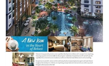 Di pasarkan apartemen baru di jantung kota Bekasi