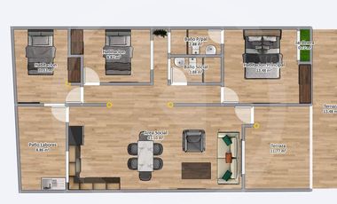 Casa Sobre Plano En Villalena, Montería.