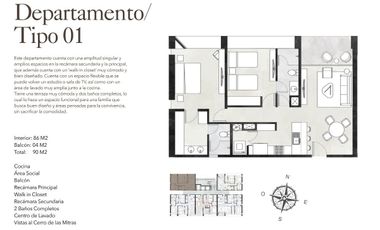 Departamentos en PREVENTA en zona Valle Poniente