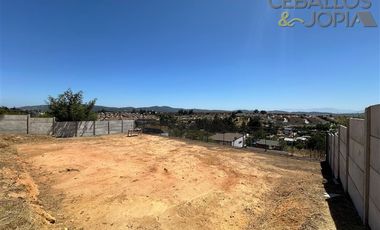Sitio en venta en Quilpué
