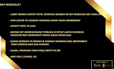 Business District Roseville siap Huni mewah murah di bsd city
